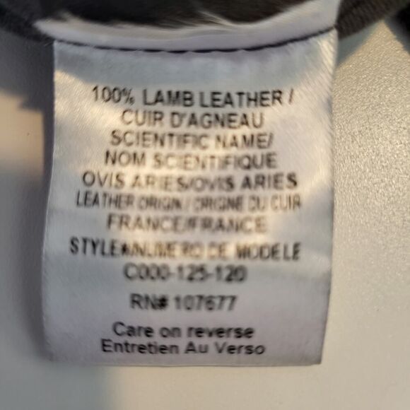 Alice + Olivia Black Suede Leather Skinny Leg Pants Exposed Zip Designer Size 2 - Picture 13 of 14